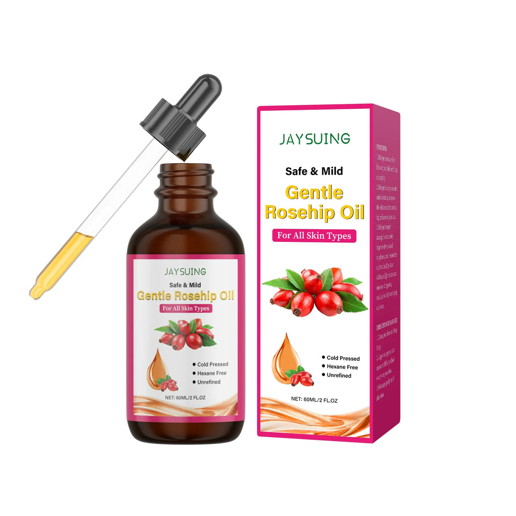 Jaysuing Rosehip Facial Oil Anti-Aging Moisturizing Essence 60ml Facial Essence Oil Zpaxo 60ml boxed