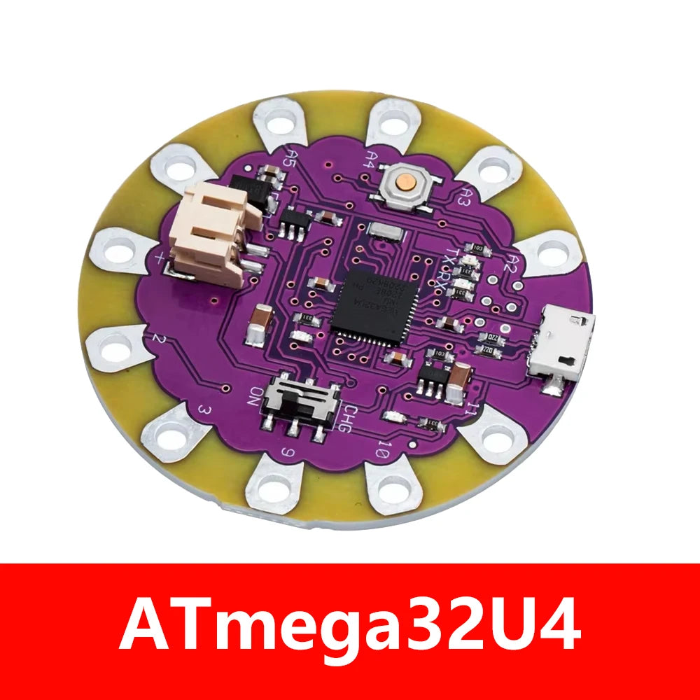 Lilypad ATmega32U4 ATmega328P Development Board Micro USB Arduino Zpaxo ATmega32U4