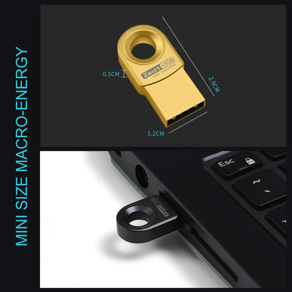 Zsuit Newes 10PCS Mini USB Sticks 4GB Creative Memory Disk 16G 32GB USB Flash Drive 64G Free Logo Gift U Stick Waterproof U Disk Zpaxo