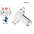 Bliksem TYPE-C Flash Drive OTG 32GB 64GB High Speed USB2.0 for Computer Cell Phone 3in1 USB Metal Mini Pen Drive 32GB USB 64GB Zpaxo 64 GB