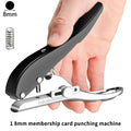 Manual Punch Edge Banding Pliers 8 Hole Card Punching Tool Plastic Zpaxo 8MM