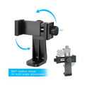 Tripod Mount Universal 360 Degree Mobile Phone Clip for 1/4" Screw Holes Cellphone Holder Desk Tripod Adapter For iPhone/Samsung Zpaxo 1PCS