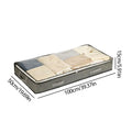 Under Bed Storage 2 Pieces Bedding Organizer Under Bed Clothes Organizer for Homeowners Renters Bedding Comforter Towel Shoe Zpaxo Gray China Mainland