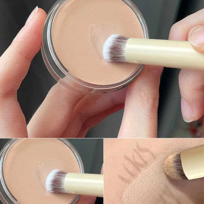 1 Sponge Makeup Brushes Mushroom Head Soft Concealer Brush Dry Wet