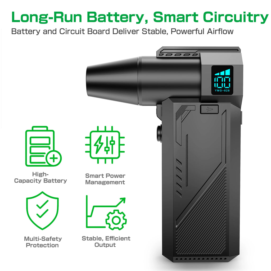 2025 Cleaning Blower Tool Speed Violent Fan Type-c Charging Powerful