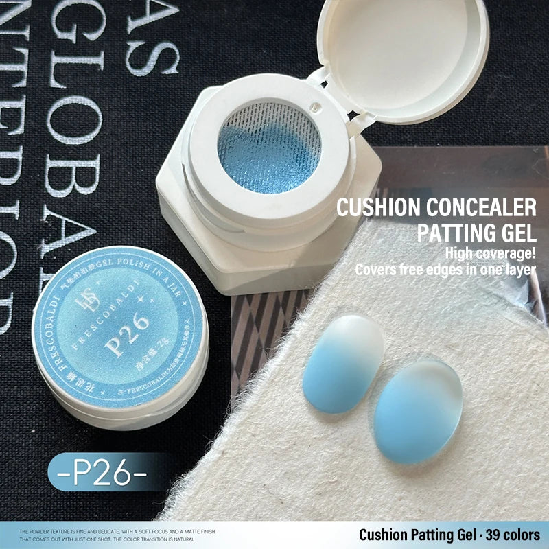39 Colors Cushion Ombre Painting Nail Gel No Wipe Highly Saturated
