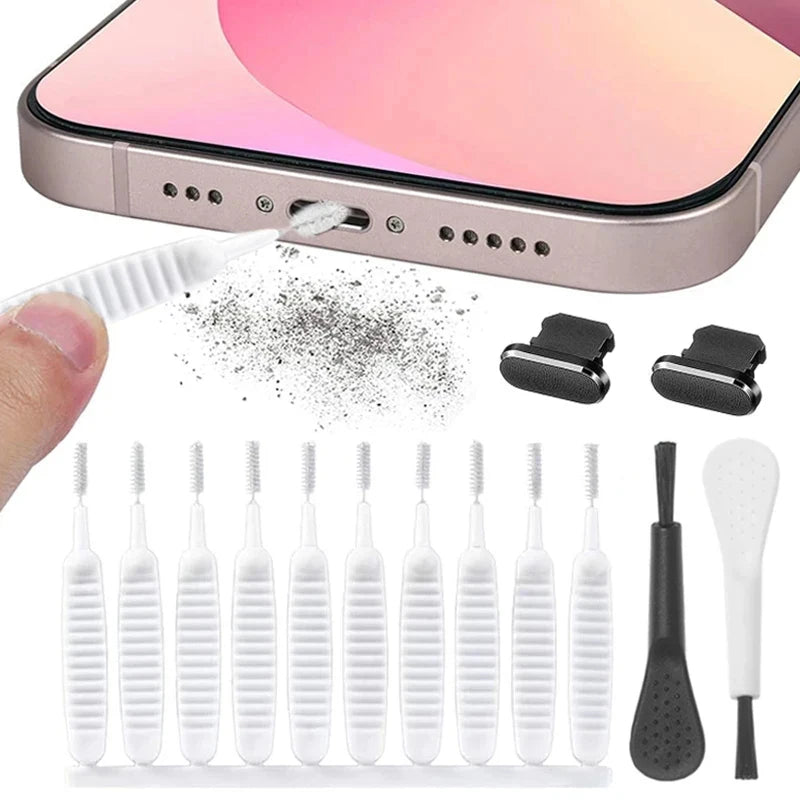 Mini Cleaning Brush Phone Charging Port Dust Plug Shower Computer Zpaxo