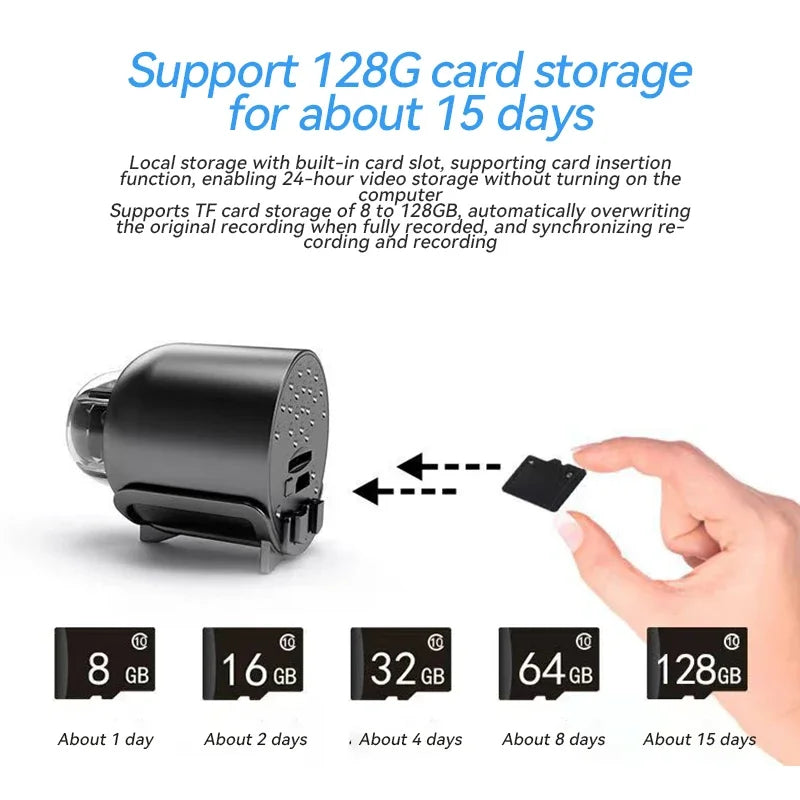 Mini Camera Wireless 1080P Surveillance Security Video Cam Night