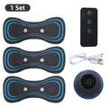 LCD Display EMS Neck Massage Electric Massager Cervical Neck Back Patch 8 Mode Pulse Muscle Stimulator Zpaxo 04 remote control