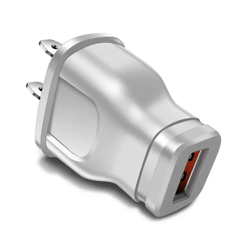 Universal Mobile Phone Charger 5V 1A USB Charger Mini Power Adapter US/EU Travel Wall Charger Port Plug For iPhone Xiaomi Huawei Zpaxo US White