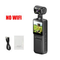 4K HD Handheld Pocket Camera 180 ° Rotating Mini Portable Camera Wearable Night Vision Outdoor Sports Camera 2025 New Zpaxo NO WIFI Without TF Card