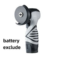 Cordless Design Electric Angle Grinder Compact Protective Guard Cordless Angle Grinder Tool One-touch Control Switch Zpaxo Grey
