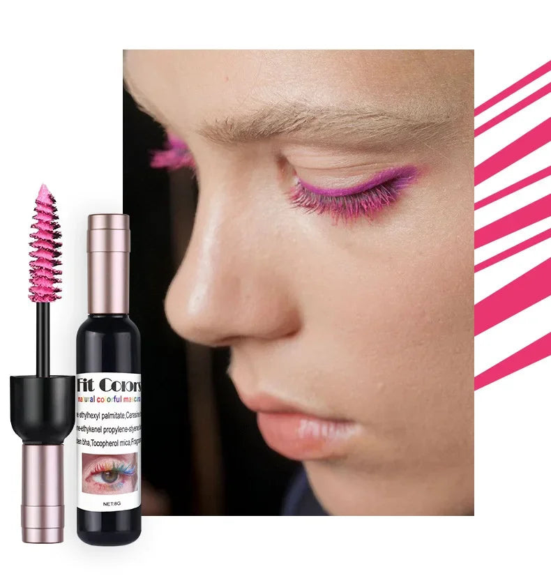 Colorful Eyelash Mascara Eyelashes Extension Curling Lengthen White