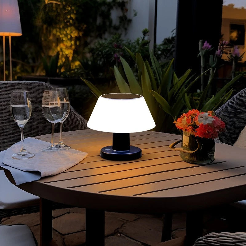 Outdoor Solar Lighting Garden USB Rechargeable Indoor Desk Bar Decor Zpaxo