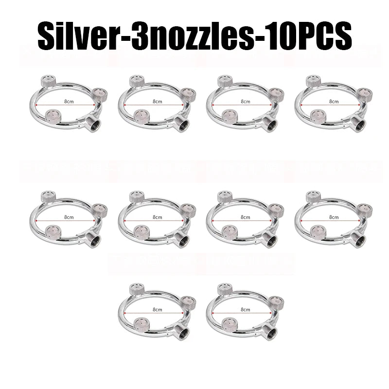 Agricultural Sprayer Imported Nozzle Multi Head Atomizing Round Tip Zpaxo 3Nozzles 10PCS