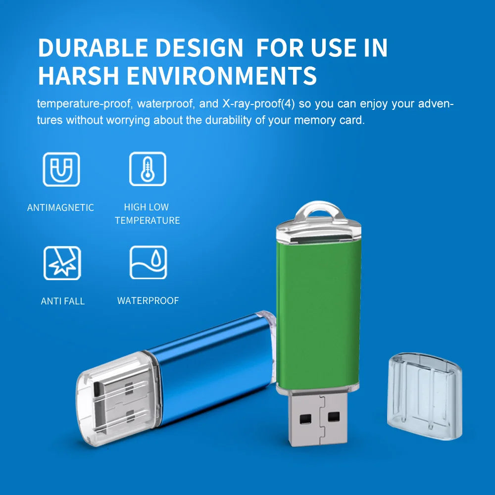 USB Drive High Speed Usb Stick 3.0/2.0 Pen Drives 64G 32G Metal Flash Drive USB Memory Disk Cle USB Free Shipp Zpaxo