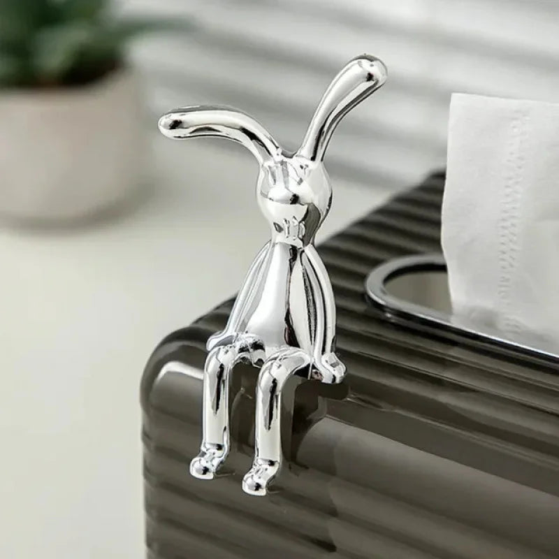 Long Eared Rabbit Creative Ornament 3D DIY Decoration Car Interior