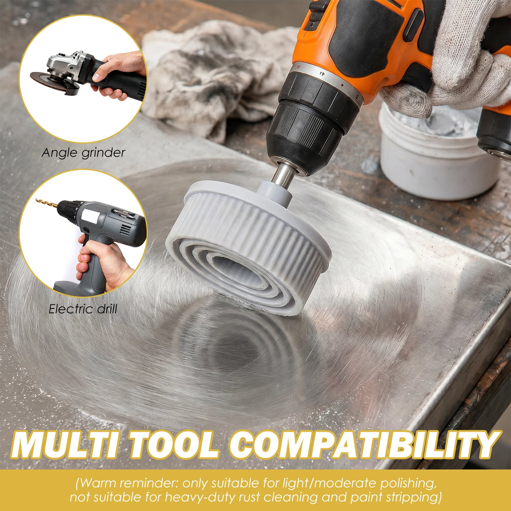 Abrasive Bristle Disc Rust Paint Removal Brush 2 Inch 1/4 Inch Shank Rotary Tool Abrasive Coating Wheel For Drill Metal Polishin Zpaxo