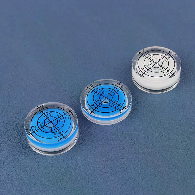 2pcs 32mm Spirit-Bubble Level Surface Degree Marking Level Round Measuring Meter Acrylic For Construction Manual Tools Parts Zpaxo