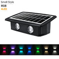 Outdoor Solar Garden Light Spotlights Wall Lamps Sconce Waterproof 2 Zpaxo Small RGB-4LED 1PCS China Mainland