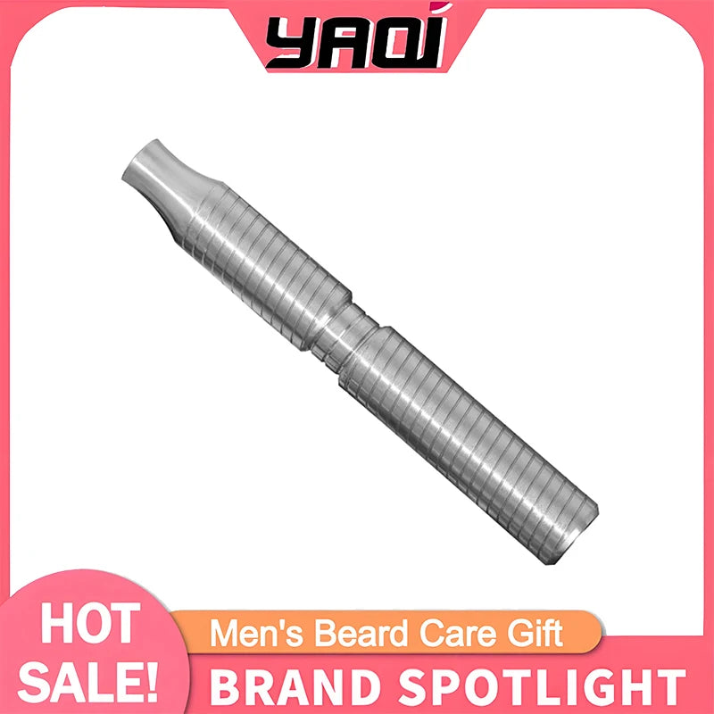 YAQI 88mm Stainless Steel Safety Razor Handle – Nickel Safety Razor Handle Zpaxo