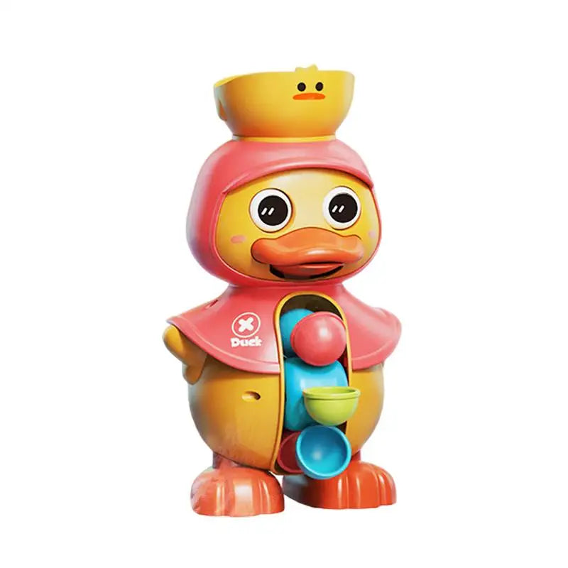 Duck Bath Toy For Kid Toddler Duck Doll For Pool With Rotatable Waterwheel Interactive Shower Water Toy With Strong Suction Cups Zpaxo