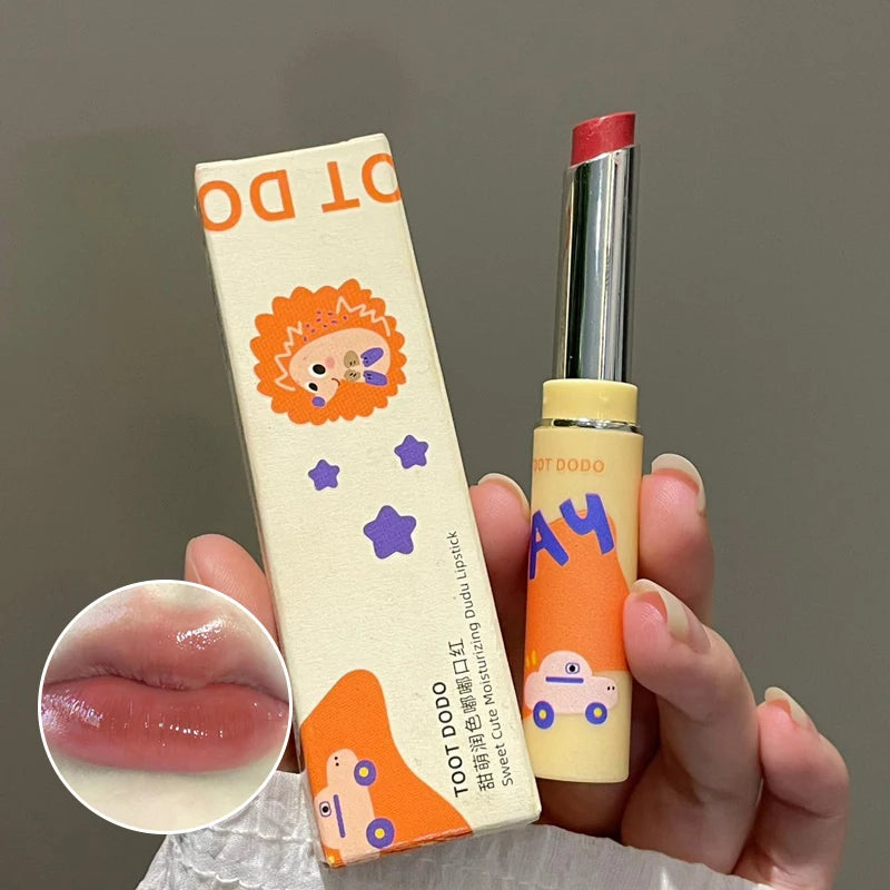 Water Light Mirror Lipstick Long-Wear Smudge-Proof Shine Hydrating Moisturizing Lipstick Smooth Texture Skin-Brightening Makeup Zpaxo