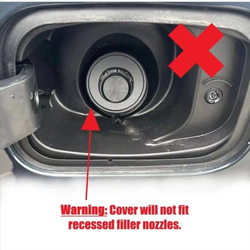 Plastic Protective Gas Caps Cover Funnel Bundle Dustproof Capless Port Cover 2.375 Inch Waterproof Tethered Gas Cover Zpaxo