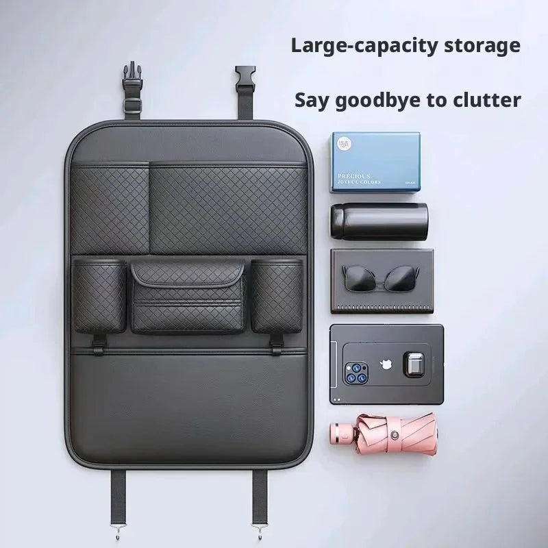 Multi-functional Car Seat Back Organizer High-capacity Multi-pocket