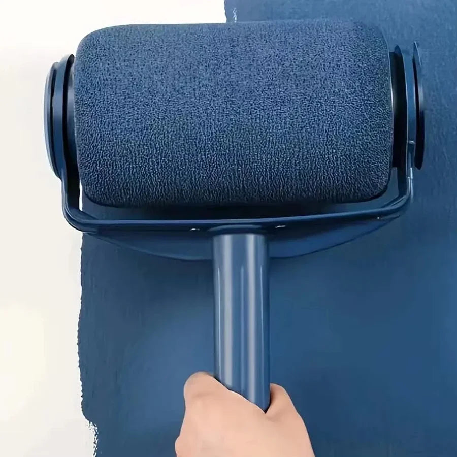1Pc Paint Roller Brush - Handheld Paint Roller - Cleaning Paint Roller - Roller Tool For Painting Room Walls Ceilings Floors Zpaxo