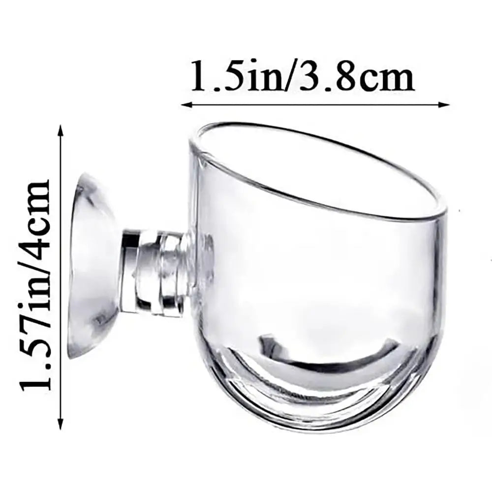 Acrylic Aquatic Plant Cup Suction Holder Aquarium Fish Tank Pot