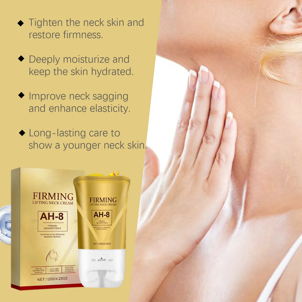 Firming Lifting Neck Cream Roller Design Moisturizing Brighten Skin Fades Fine Lines Reduce Double Chin Massage Boost Elasticity Zpaxo