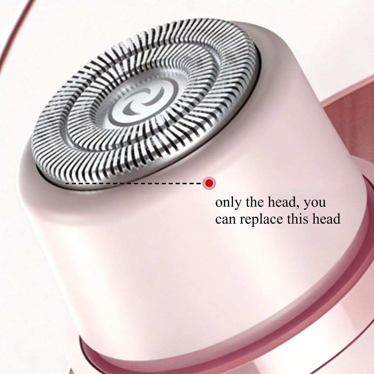 Electric Shaver Woman Double Head Dual Purpose Female Razor Body Zpaxo replace head