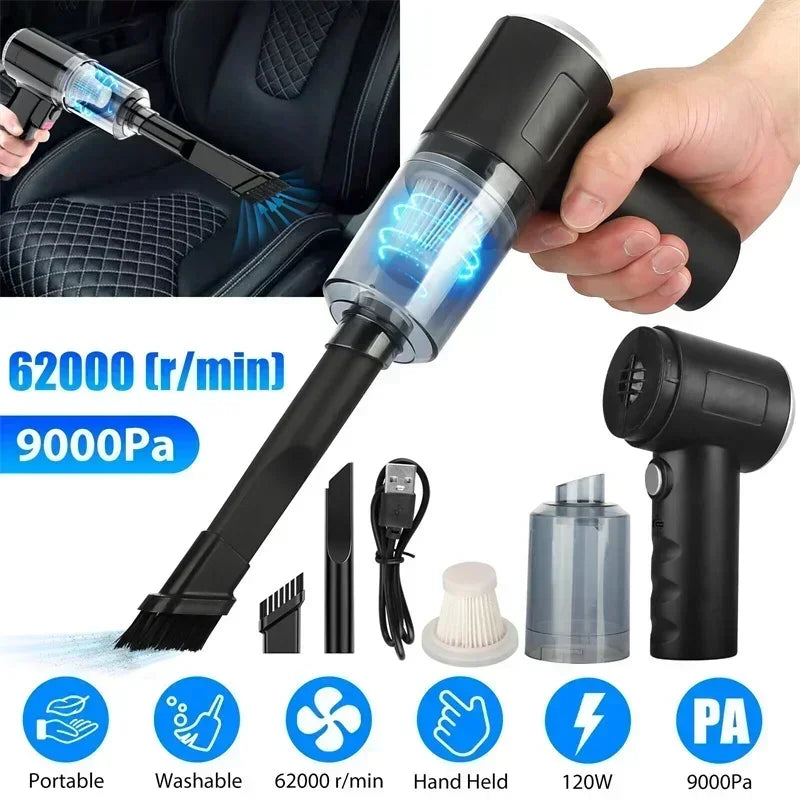 Car Vacuum Cleaner Portable Small Vacuum Cleaner For Multi Purpose Vehicles Small Household Pump Handheld Car Vacuum Cleaner Zpaxo