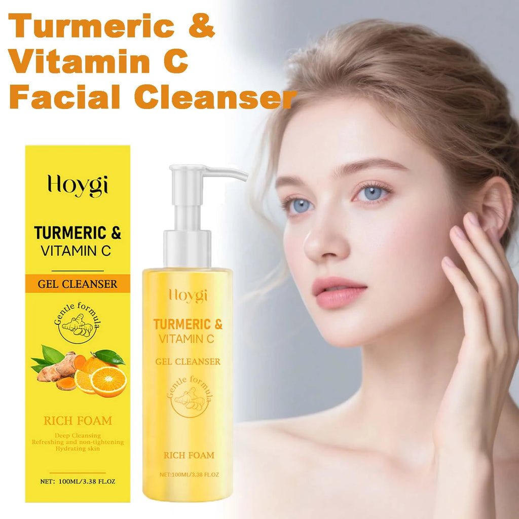 Turmeric Vitamin C Brightening Facial Cleanser – Hoygi 100ml Facial Cleanser Zpaxo