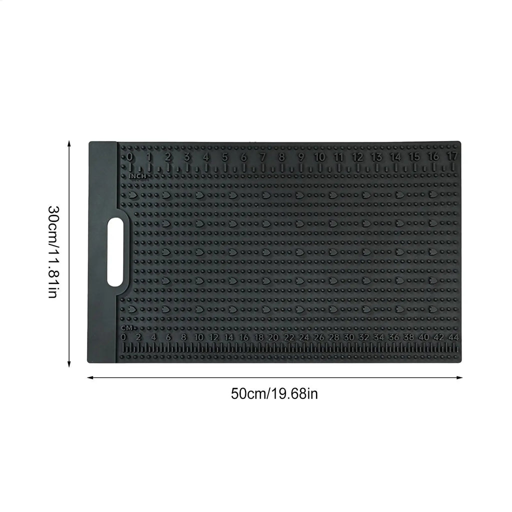 Fish Fillet Mat Non Slip PVC Cutting Board Measuring Scale Cleaning