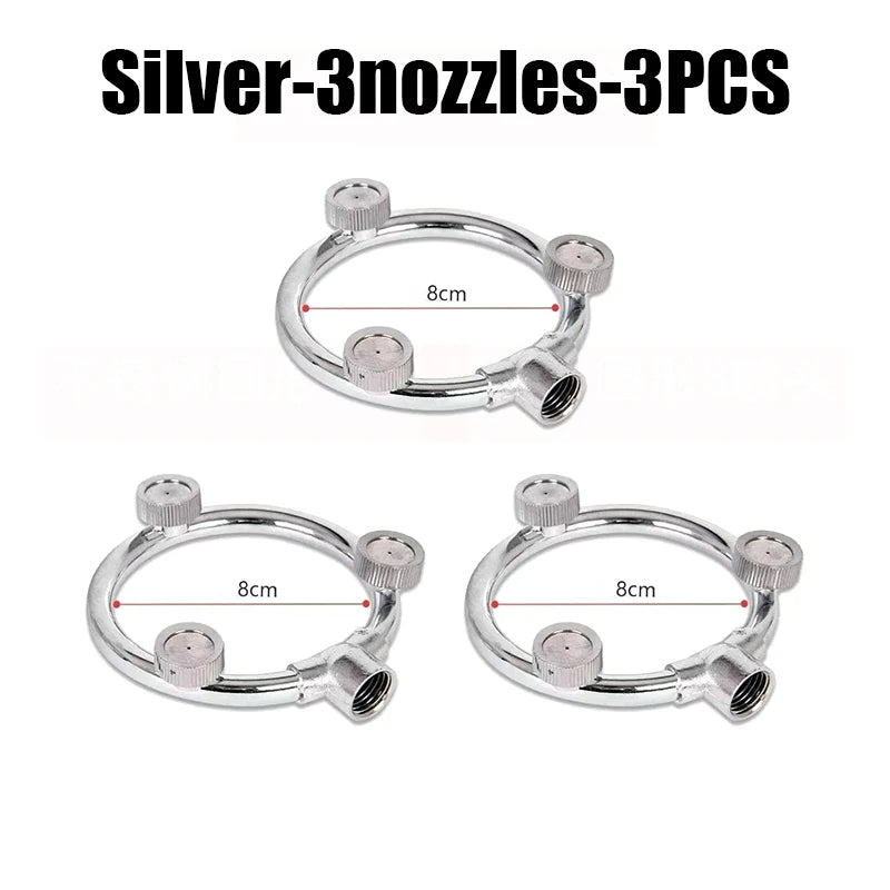 Agricultural Sprayer Imported Nozzle Multi Head Atomizing Round Tip Zpaxo 3Nozzles 3PCS
