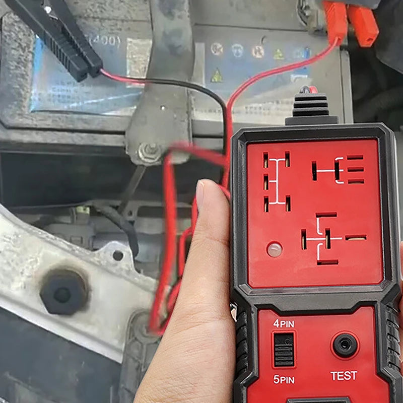 Universal Auto Relay Tester Diagnostic Tool 12V Battery Checker Cars Zpaxo