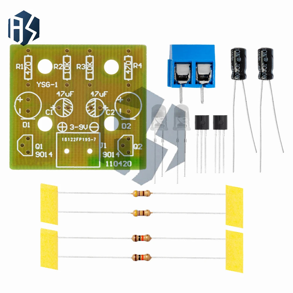 Simple LED Flash DIY Electronics Components Arduino Basic Circuit Zpaxo