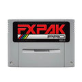 2026 Fxpak Pro Flash Card Game Cartridge 5200 Games in 1 for SNES SFC 16-bit Retro Game Console With 16G Card Real Time Clock Zpaxo Clear Grey