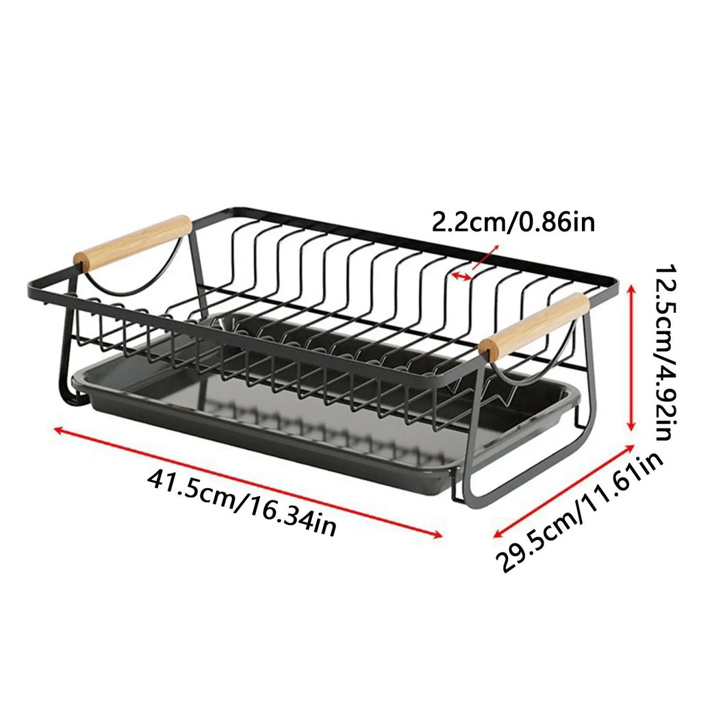 Dish Drying Rack Rust Resistant Large Organizer Kitchen Sink Organizer for Home Apartment RV Sink Dishwasher Bathroom Camping Zpaxo