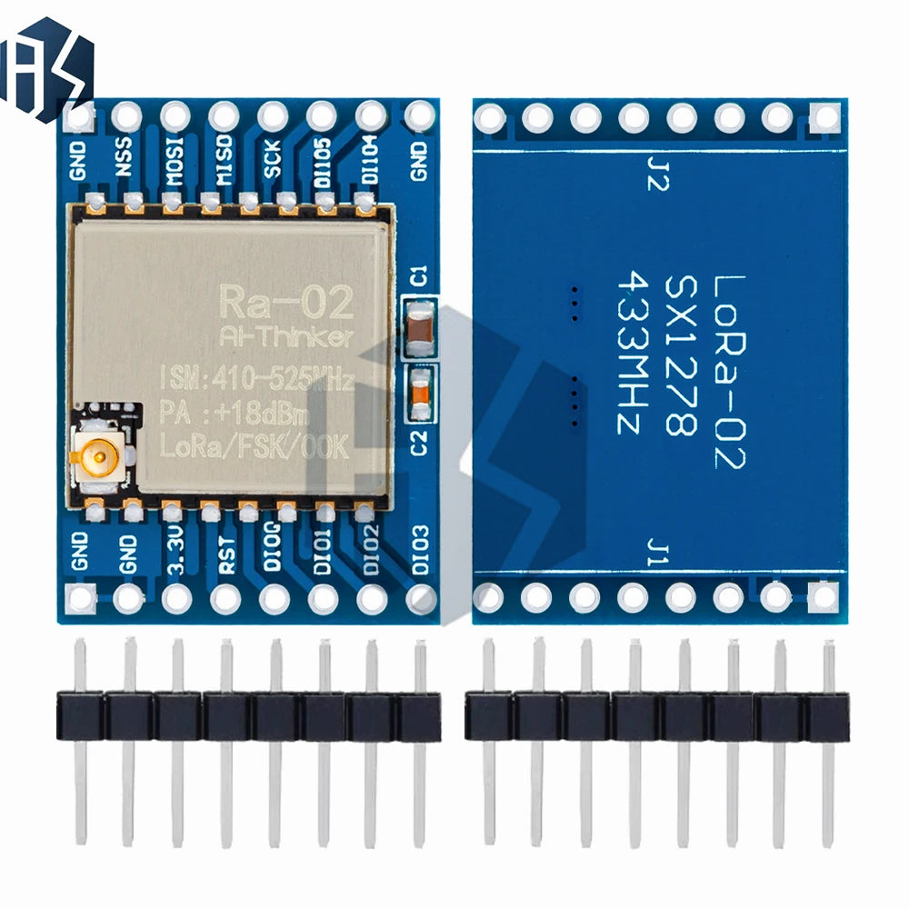 bs 433MHZ SX1278 LoRa Module 433M 10KM Ra-02 Wireless Spread Spectrum Transmission Board 2.4G IPX Antenna for Smart Home Zpaxo