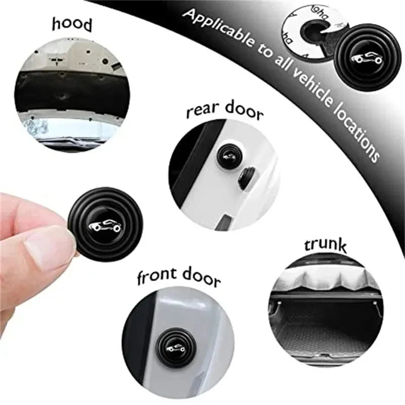 Silicone Car Door Buffer Pads – Anti-Collision Protector Stickers