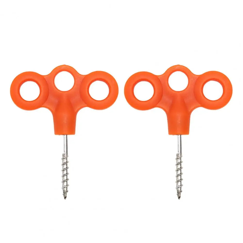 Multi-rope Fixing Ground Nails Stainless Steel Anchors Camping Hiking