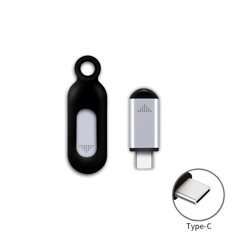 Universal Type-C IR Transmitter Mini Remote for Smartphone IR Remote Transmitter Zpaxo Silver