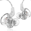 Maerknon AK6 HiFi Wired Earphones – Copper Driver Bass Earbuds Wired In-Ear Earphones Zpaxo White