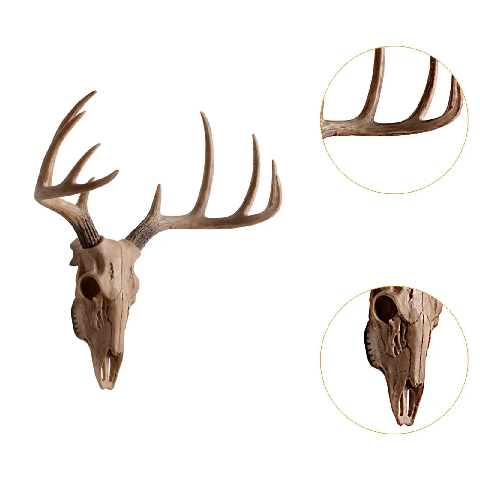 3D Sheep Skull Wall Sculpture – Vintage Resin Animal Wall Decor Wall Sculpture Zpaxo