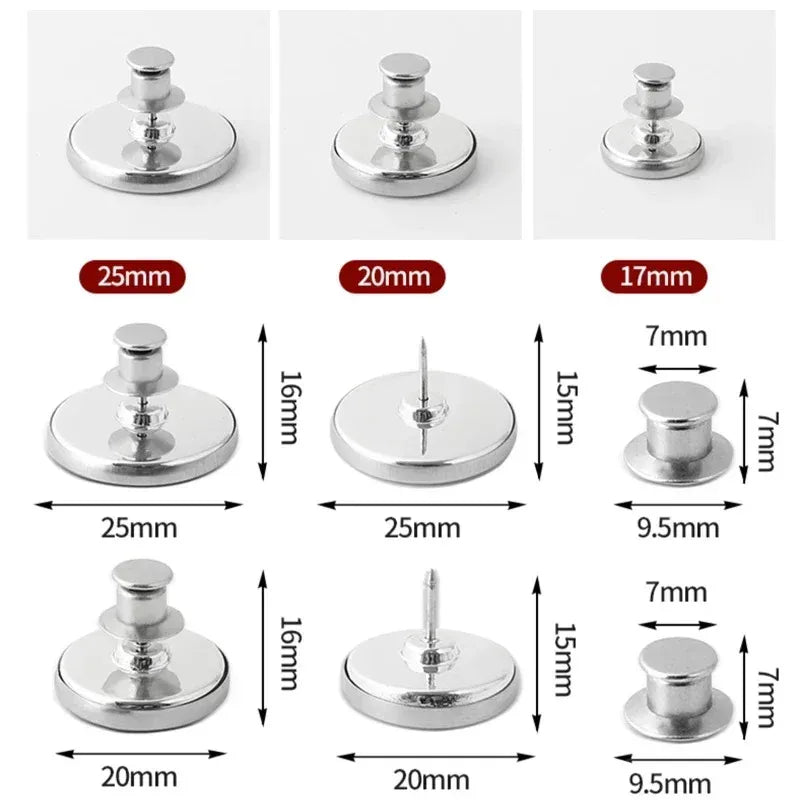 4 8 Pair Magnetic Curtain Hooks Removable Clips Prevent Light