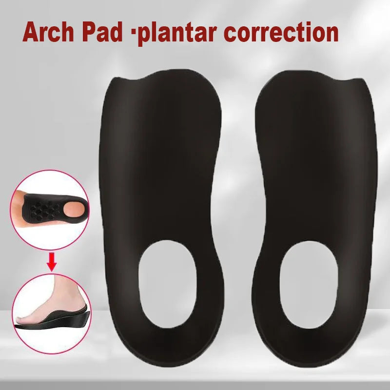 1Pair Orthopedic Insoles Flat Feet Arch Insole Walking Pad Support