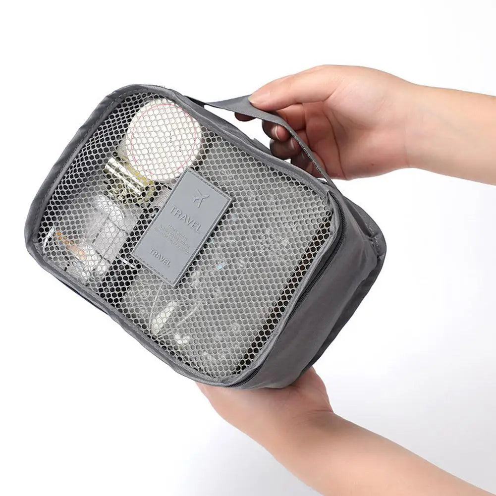 6pcs Set Travel Storage Bags Suitcase Packing Set Underwear Shoes Cloth Pouch Organiser For Clothing Travel Luggage Organizer Zpaxo
